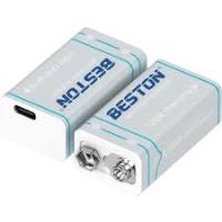 BESTON 9V 1000maH TYPE-C ŞARJLI PİL